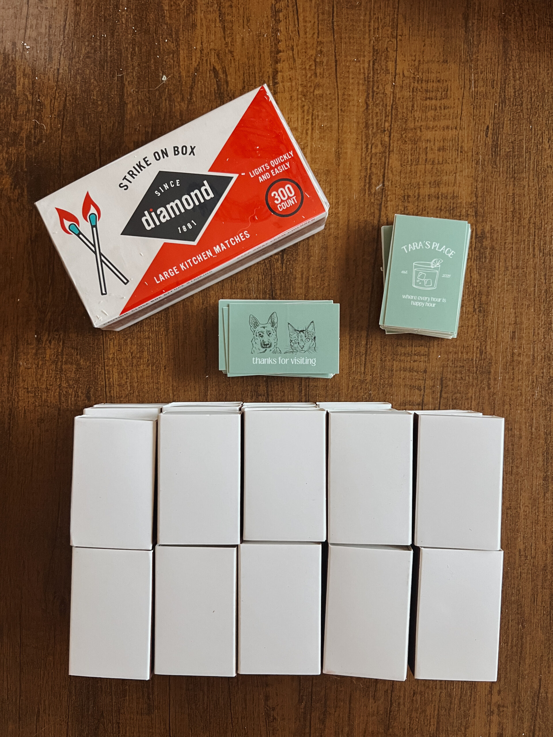 How to Make Custom Matchbox Party Favors for Your Housewarming